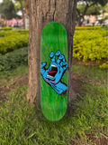 Santa Cruz – Tabla Skateboard Screaming Hand verde 8.8"