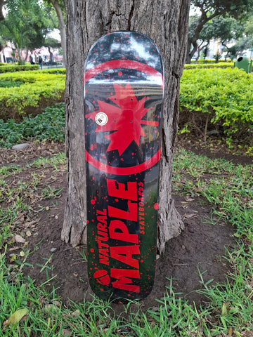TABLA NATURAL BLACK RED 8"