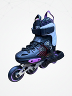 PATINES OKA LINEAL BLACK W PINK