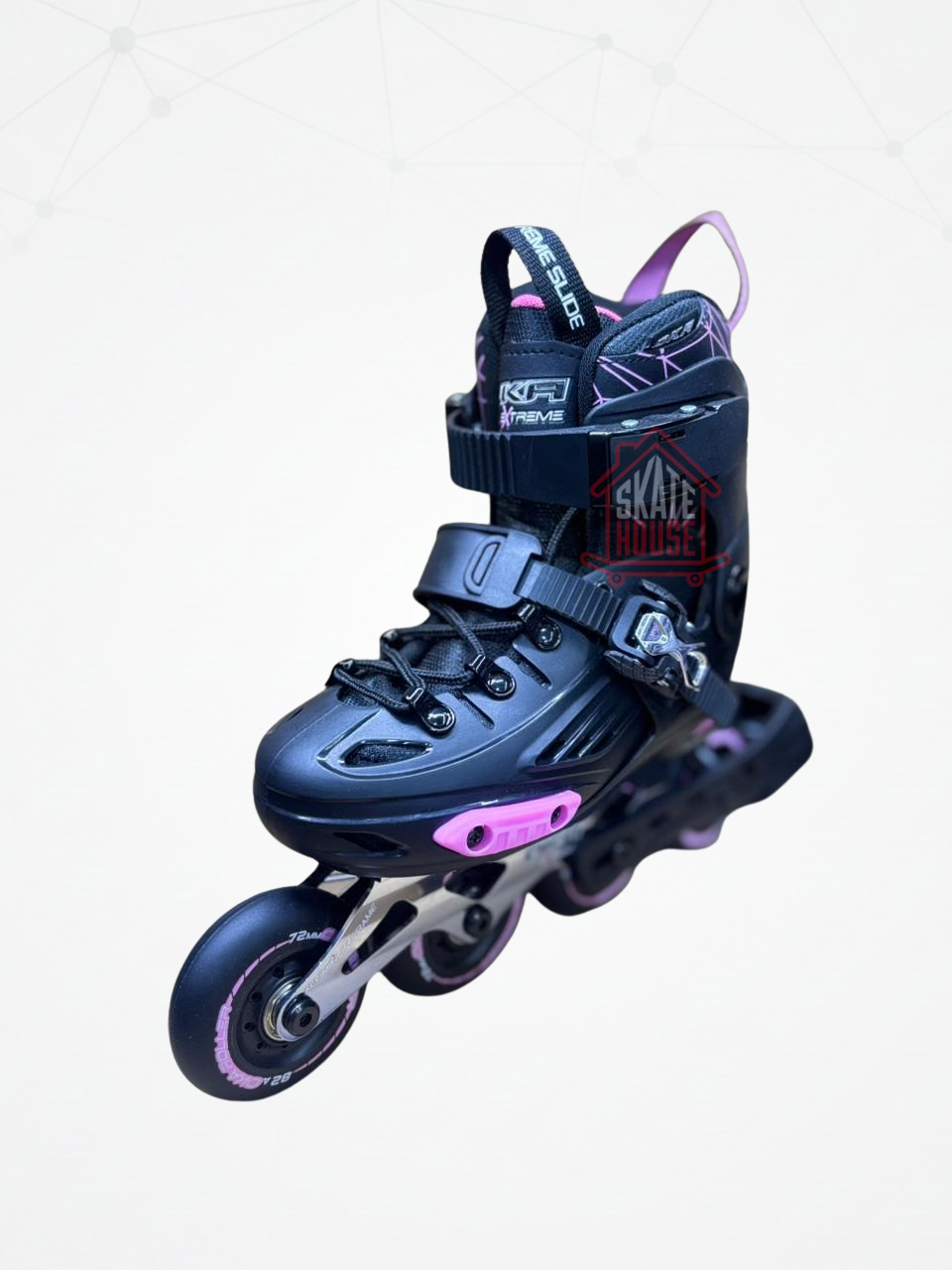 PATINES OKA LINEAL BLACK PINK