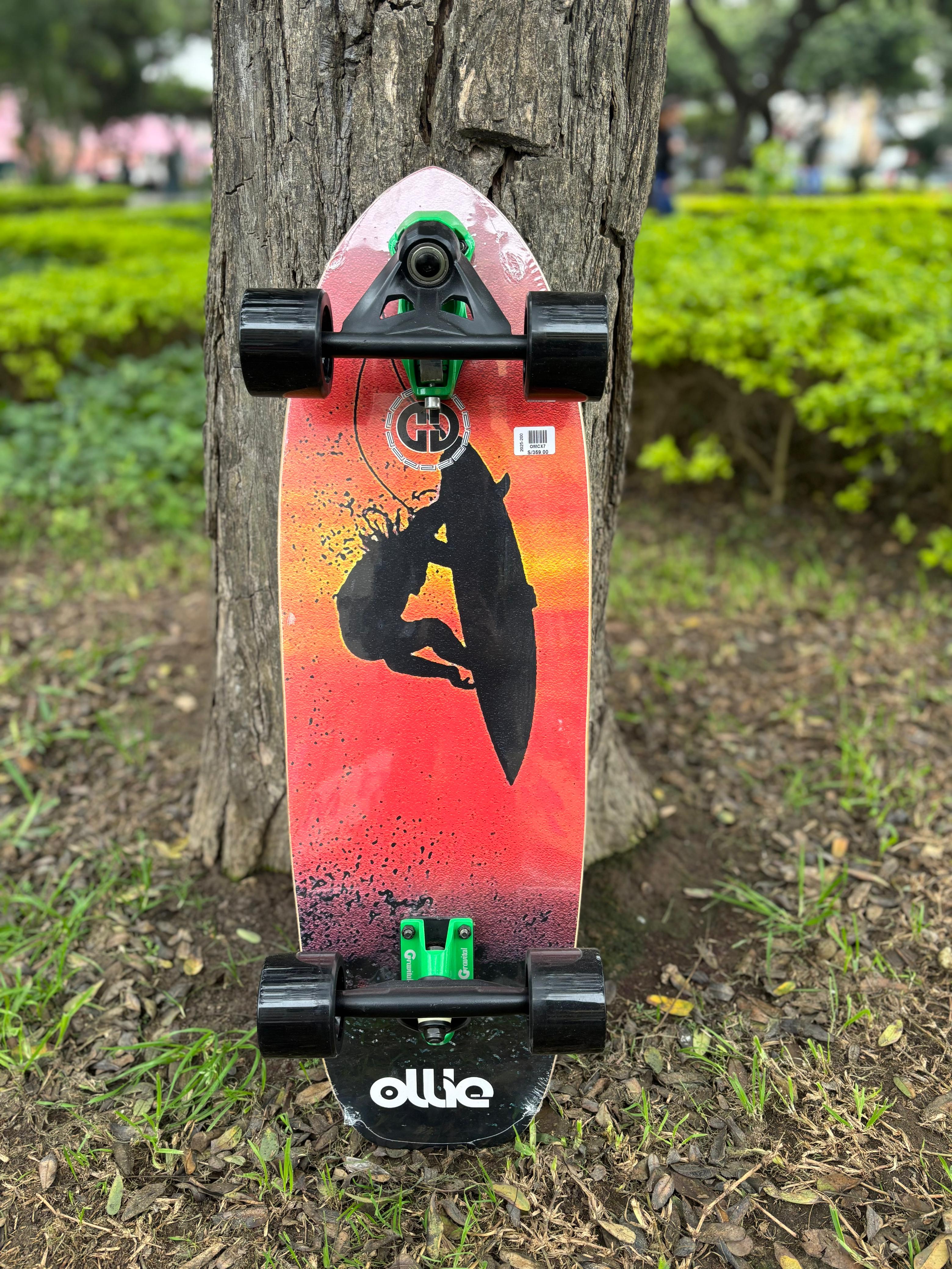 SURF SKATE OLLIE GROB