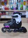 PATINES OKA LINEAL BLACK WHITE LILAC