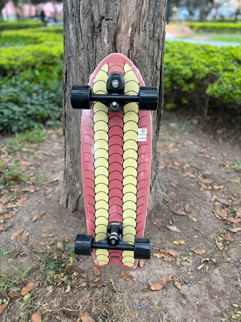 SURFSKATE AKAW! STREET CODE BROWN