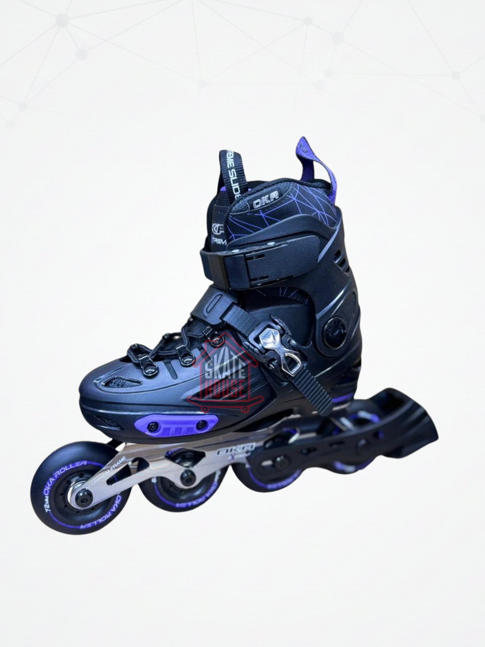 PATINES OKA LINEAL BLACK LILAC