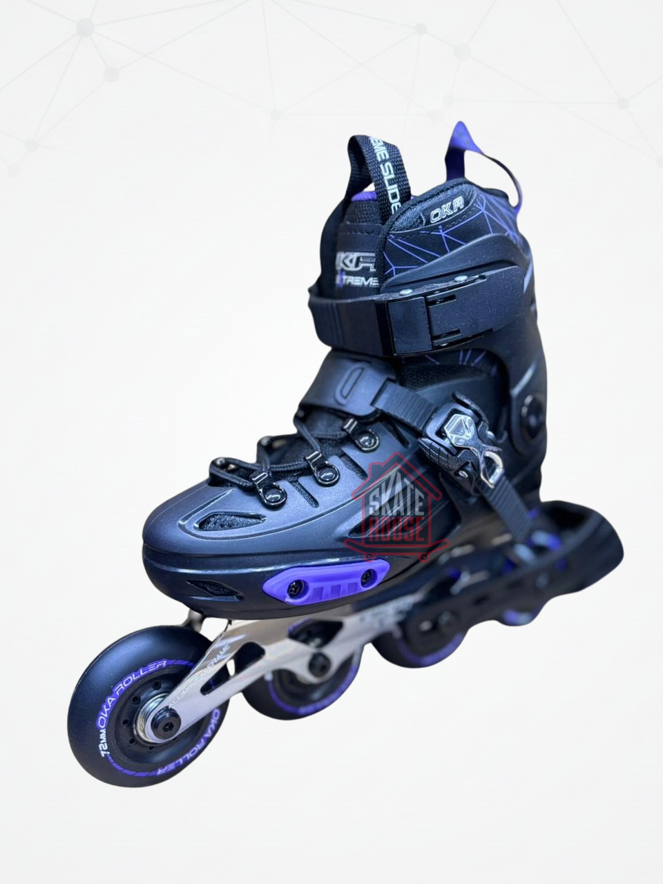PATINES OKA LINEAL BLACK LILAC